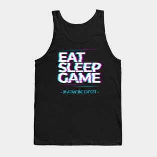 Quarantine Gaming Pro: Eat, Sleep, Play, Repeat! Tank Top